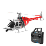 RC ERA C138 1/30 BELL 206 2.4G 6CH No Aileron with Optical Flow Positioning RC Helicopter Model (RTF)