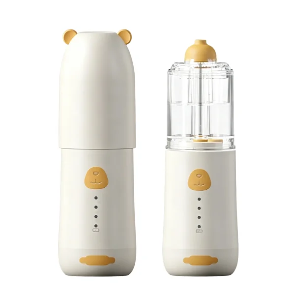 2-in-1 Rechargeable Electric Nasal Aspirator & Irrigator with Dual Tanks