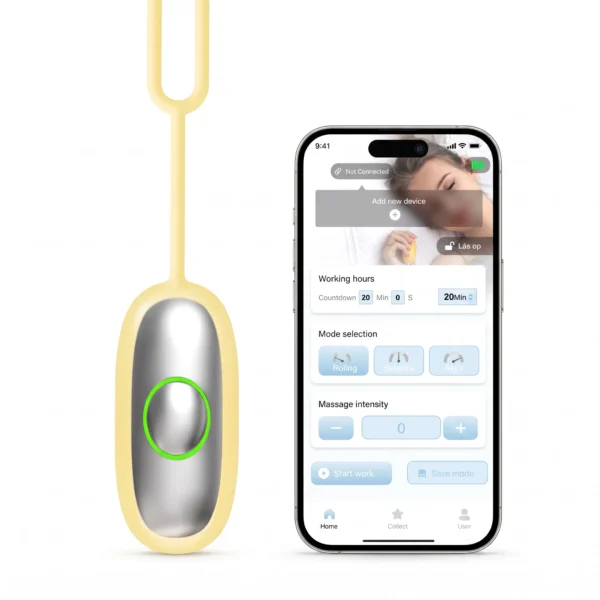 Smart App Controlled CES Sleep Aid Device with Microcurrent Therapy & Personalized Relaxation Modes