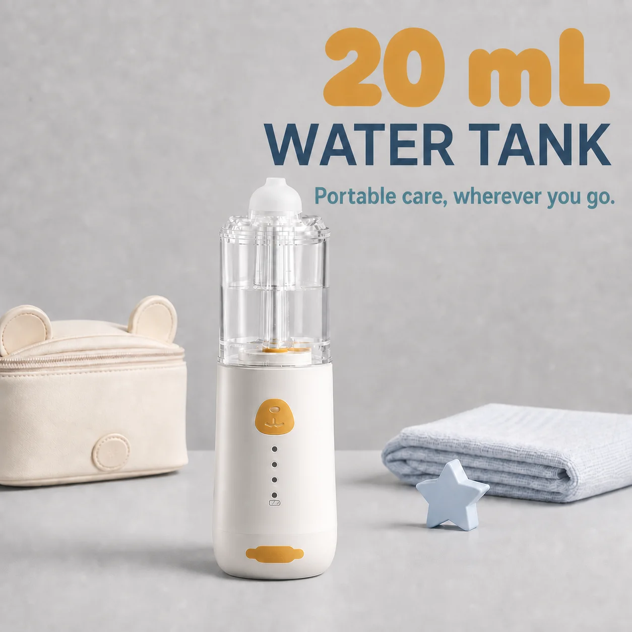 Electric nasal care device water tank and product parts