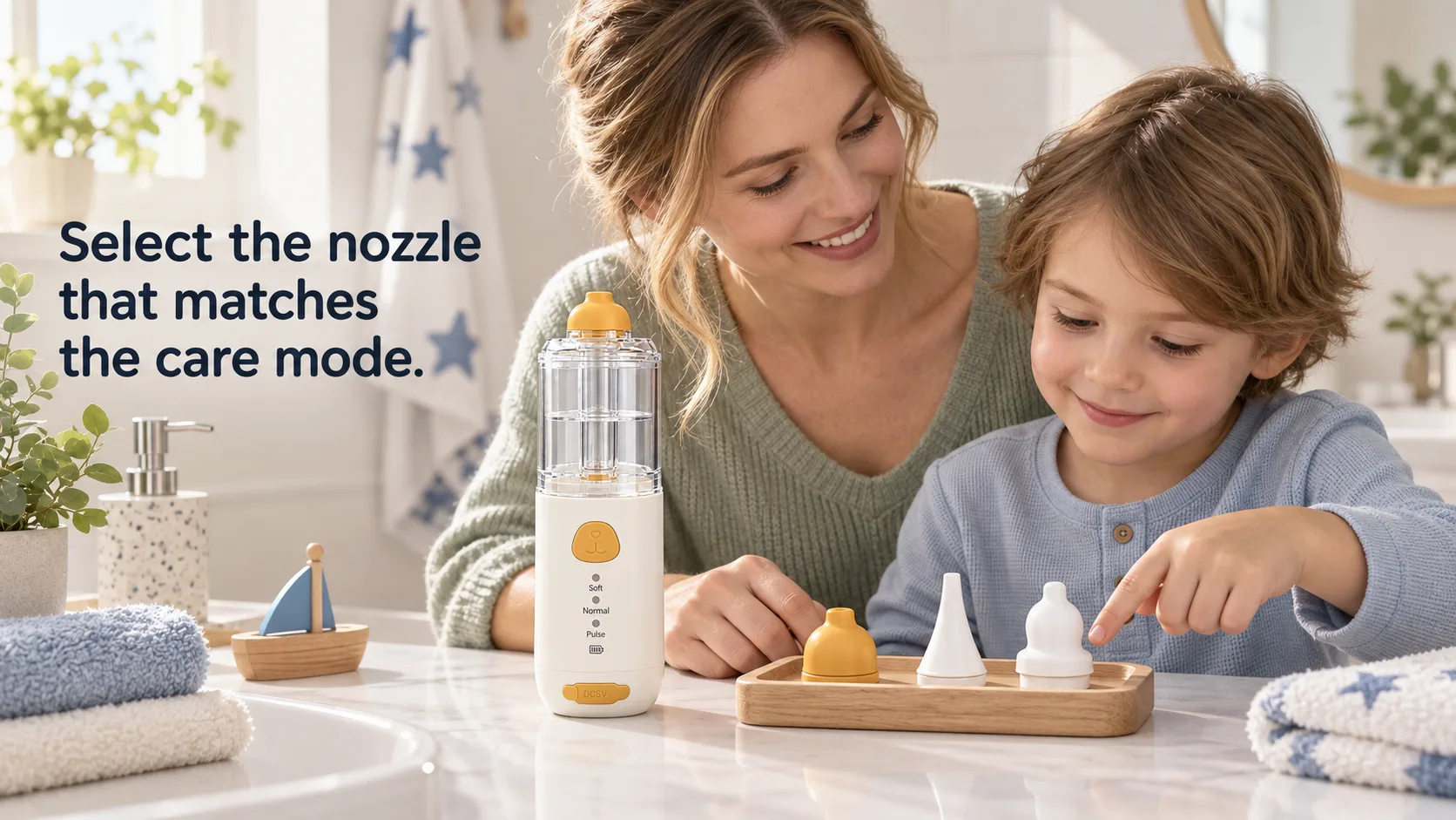 Step 1: Choose the right nozzle