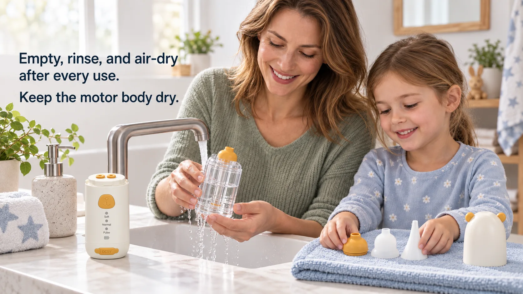 Step 5: Rinse and air-dry